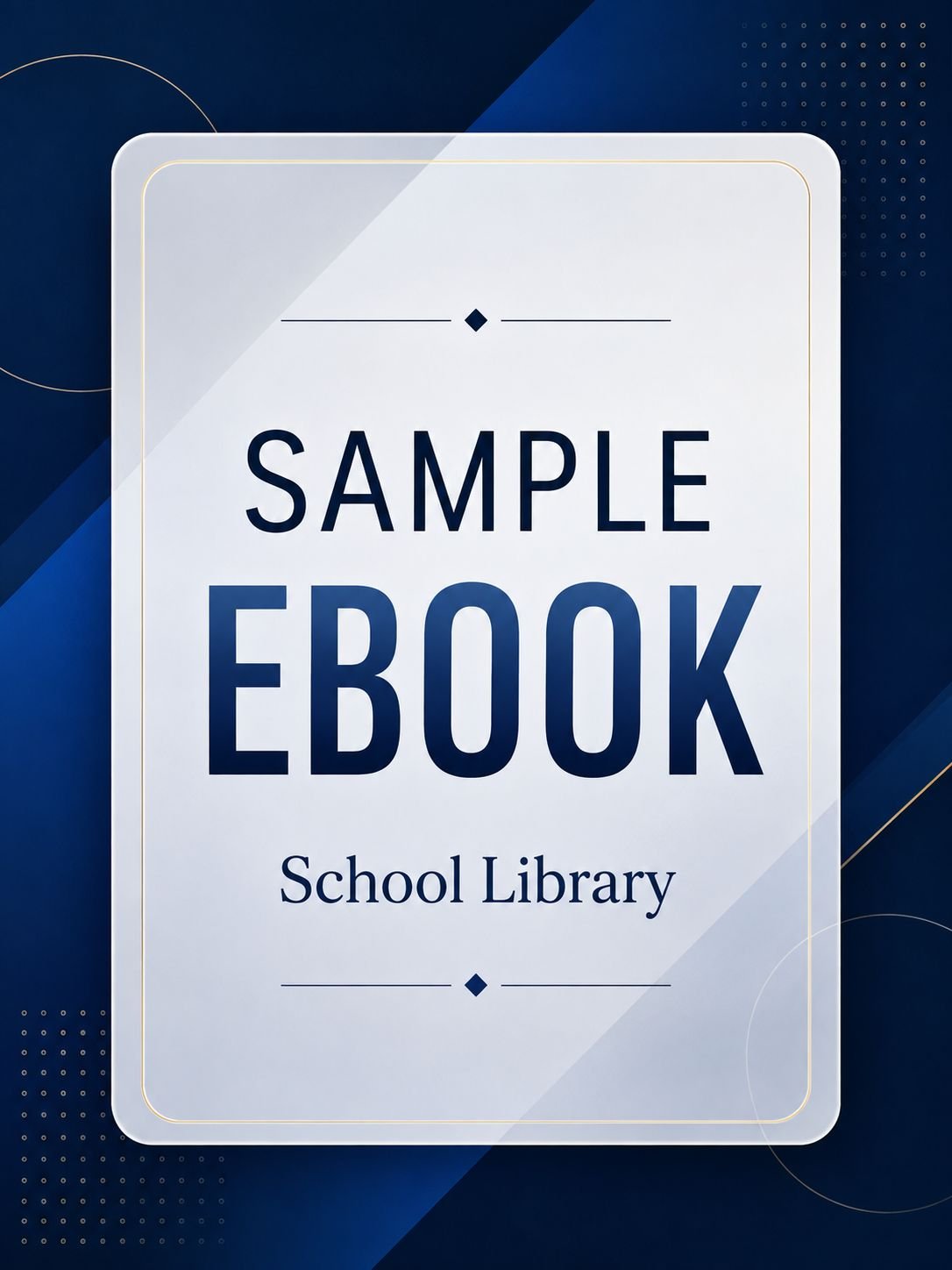 Free Ebook Sample ebook cover